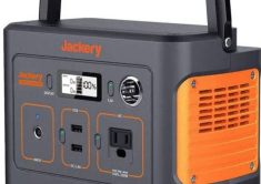 バッテリー Jackery 400 (55W電気毛布で約6時間)