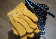 焚火セット（焚火台、網、手袋、トング）