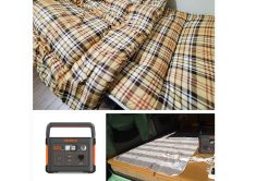 冬の車中泊セット（布団セット・バッテリーJackery400・電気毛布）
